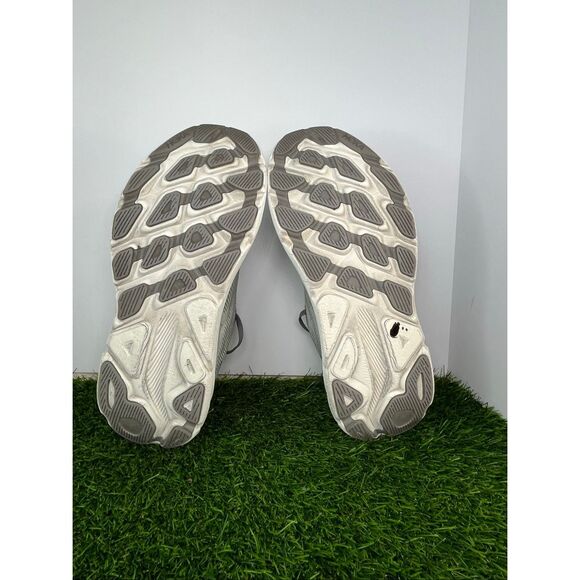 HOKA Clifton 9 Running Shoes Gray White Men’s Size 11D main image 6